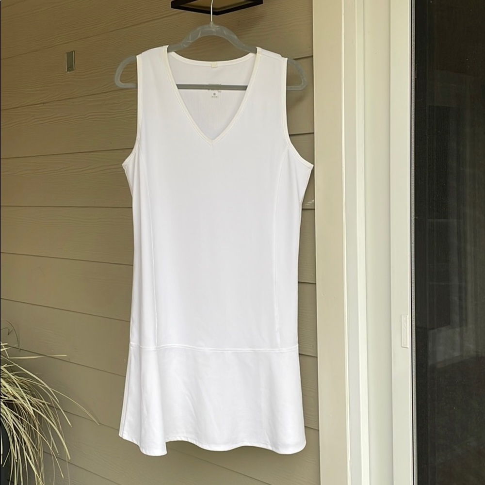 Womens Tail White Tennis Dress - XL
